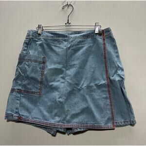 Vintage Faded Glory Denim Skirt Shorts *PLEASE READ DESCRIPTION*